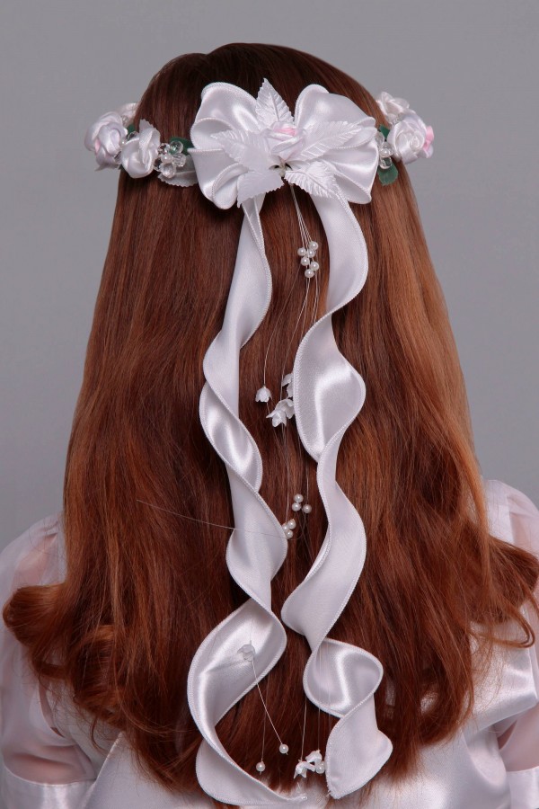 Wianek komunijny delikatny UK-W49 - obraz 3